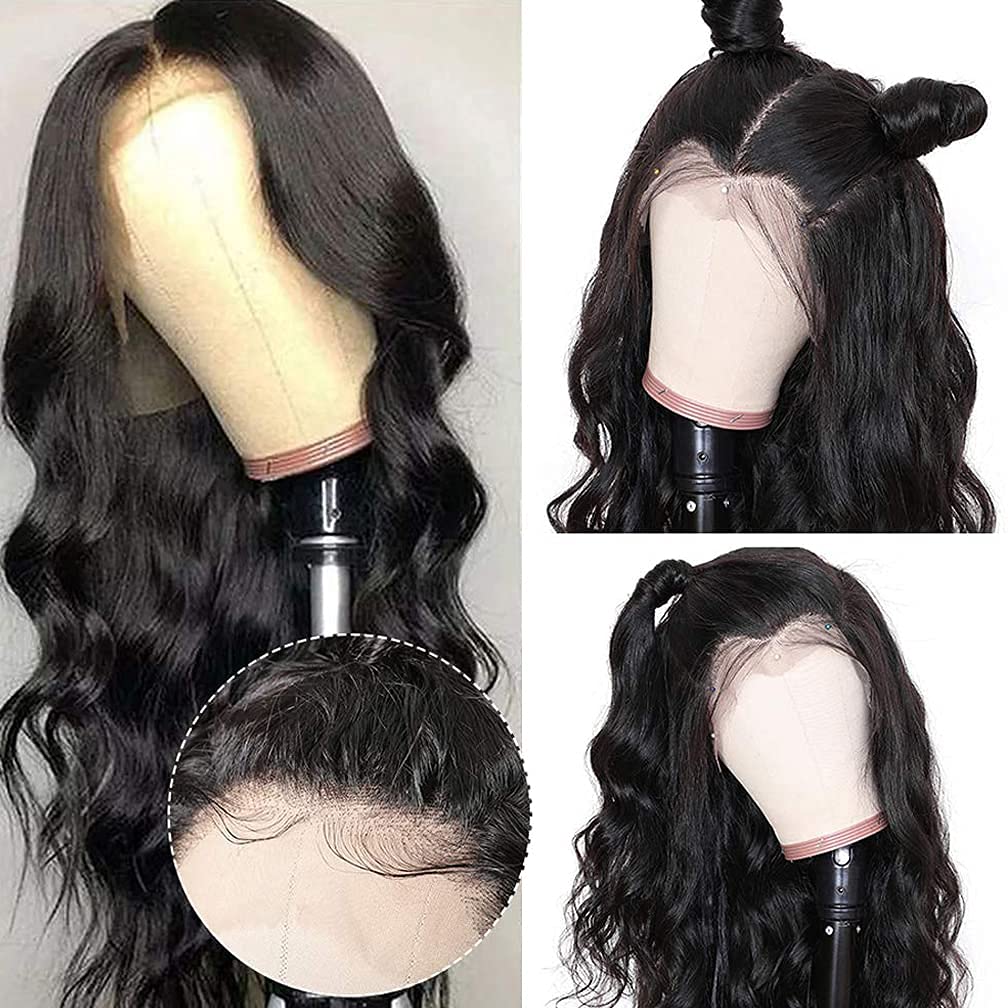 13x4 Body Wave Lace Frontal Human Hair Wig 180% & 210% Density