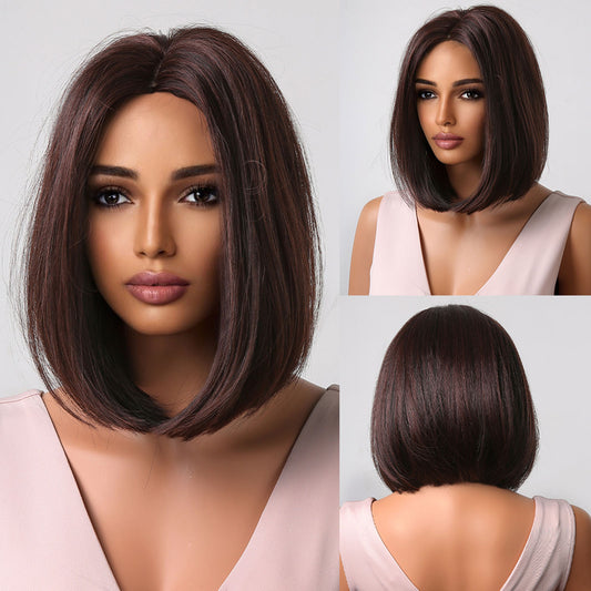 Delivery From US | 12 inch Dark Brown Bob Wigs for Women MA2009-1
