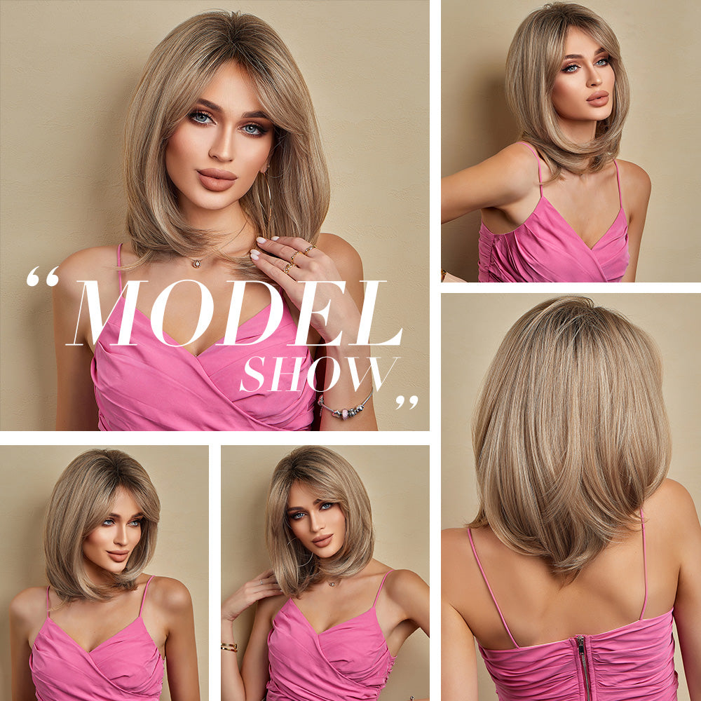 26 inches Natural straight short Fashion Wig LC9021