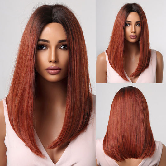 Delivery From US | 18 inch Short Red Bob Wigs for Women MA2016-2