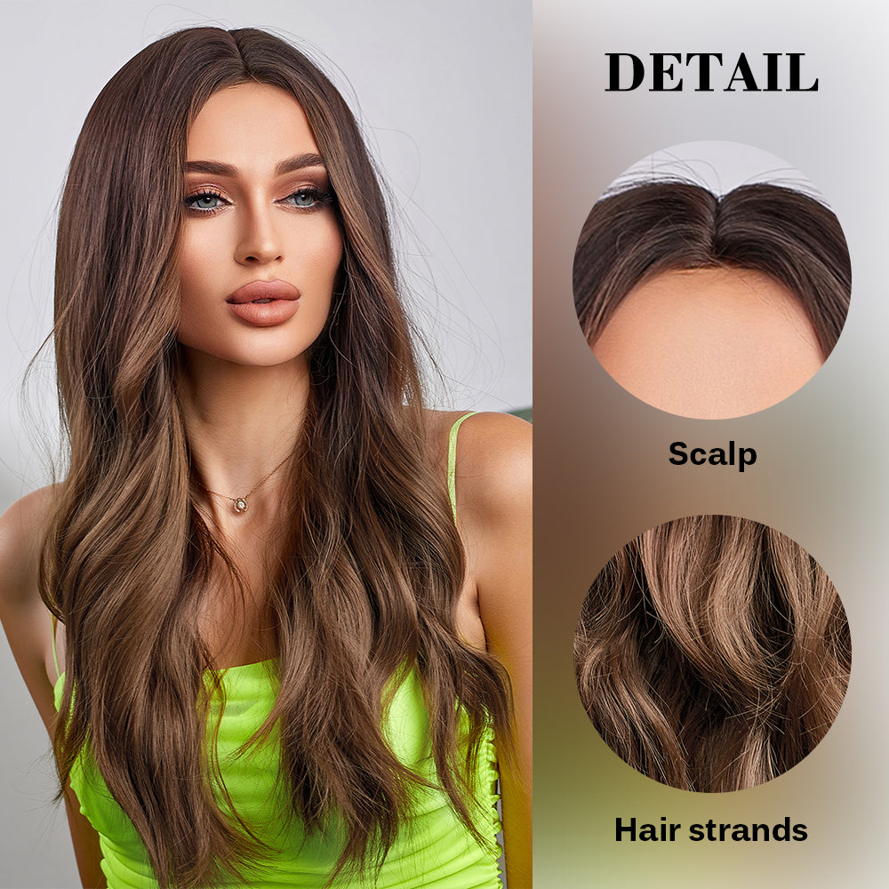 26 inches Natural Wavy Long Fashion Wig LC179-1