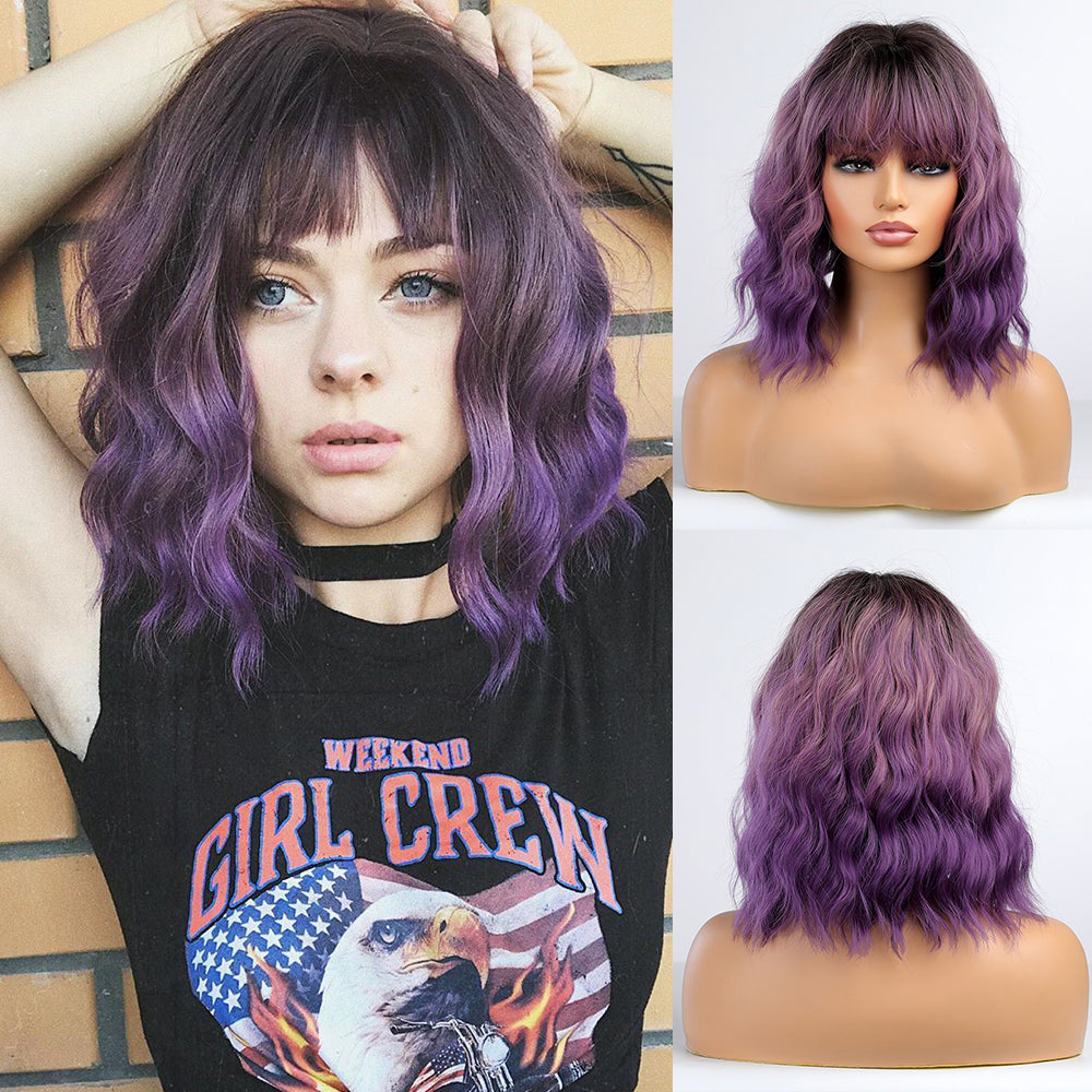 Delivery From US | 12 inches Natural wave Long Fashion Wig LC8062