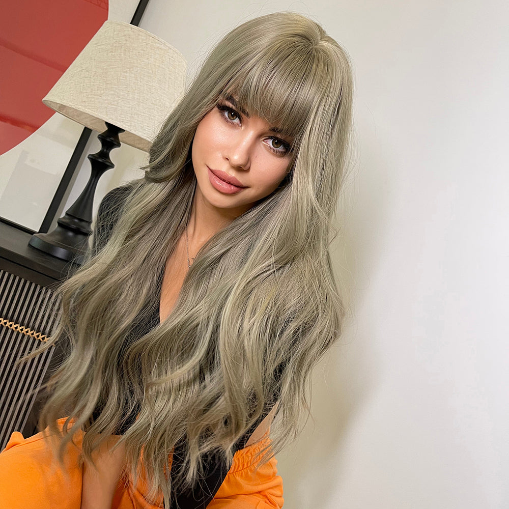 26 inches Natural Wavy Long Fashion Wig LC6125