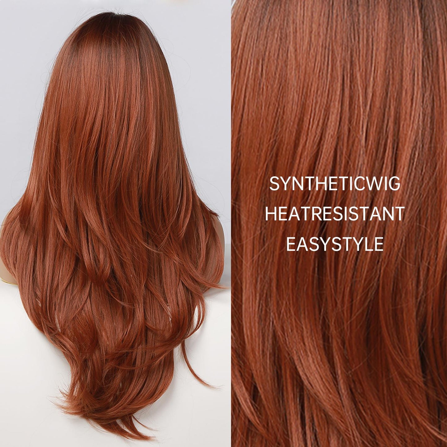 26 inches Natural wave Long Fashion Wig LC015