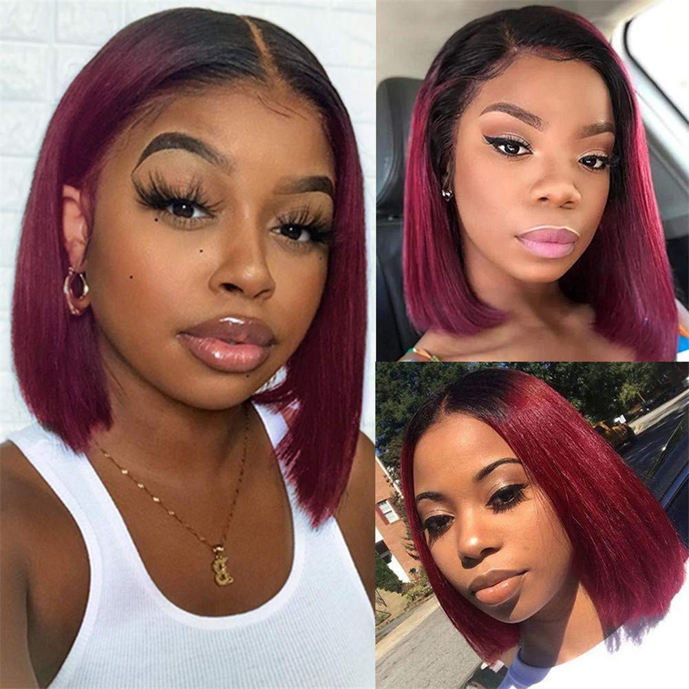 Short Lace Front Synthetic Bob Wigs, Multi-Color to Choose