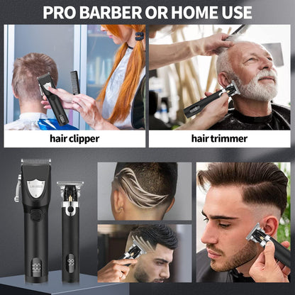 LM-2033 Hair Clippers Cordless Hair Trimmer Electric Barber Clippers