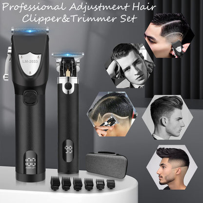 LM-2033 Hair Clippers Cordless Hair Trimmer Electric Barber Clippers