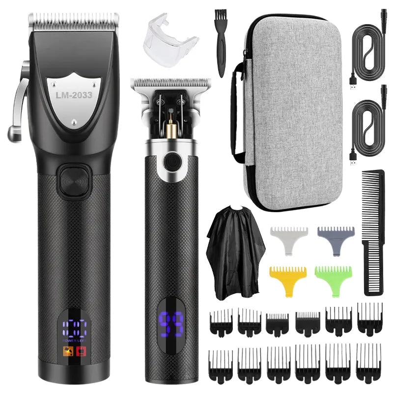 LM-2033 Hair Clippers Cordless Hair Trimmer Electric Barber Clippers