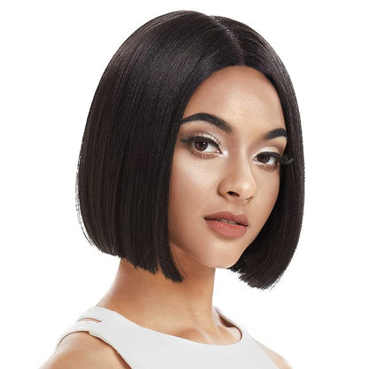 13x4x1 T Part Lace Frontal Synthetic Short Bob Wigs