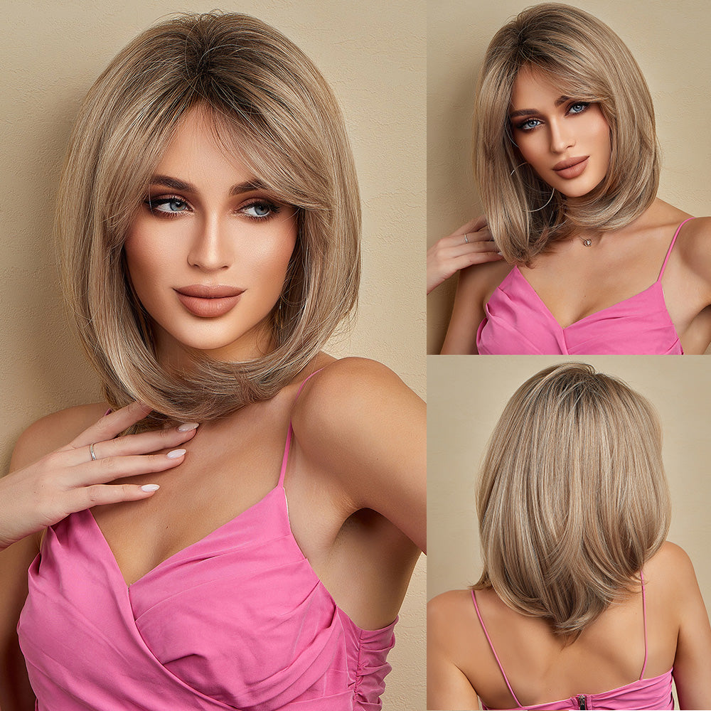 26 inches  Natural straight short Fashion Wig  LC9021