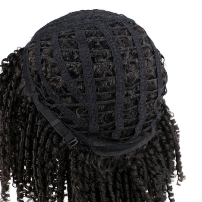 10 inches Short Culy Dreadlock Synthetic Wig