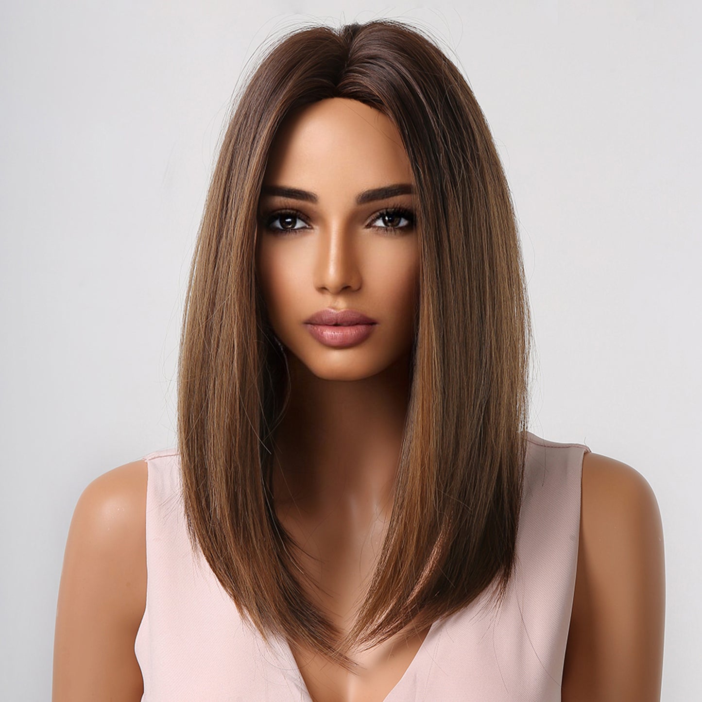 Delivery From US | 16 inch Brown Bob for Women MA2022-1