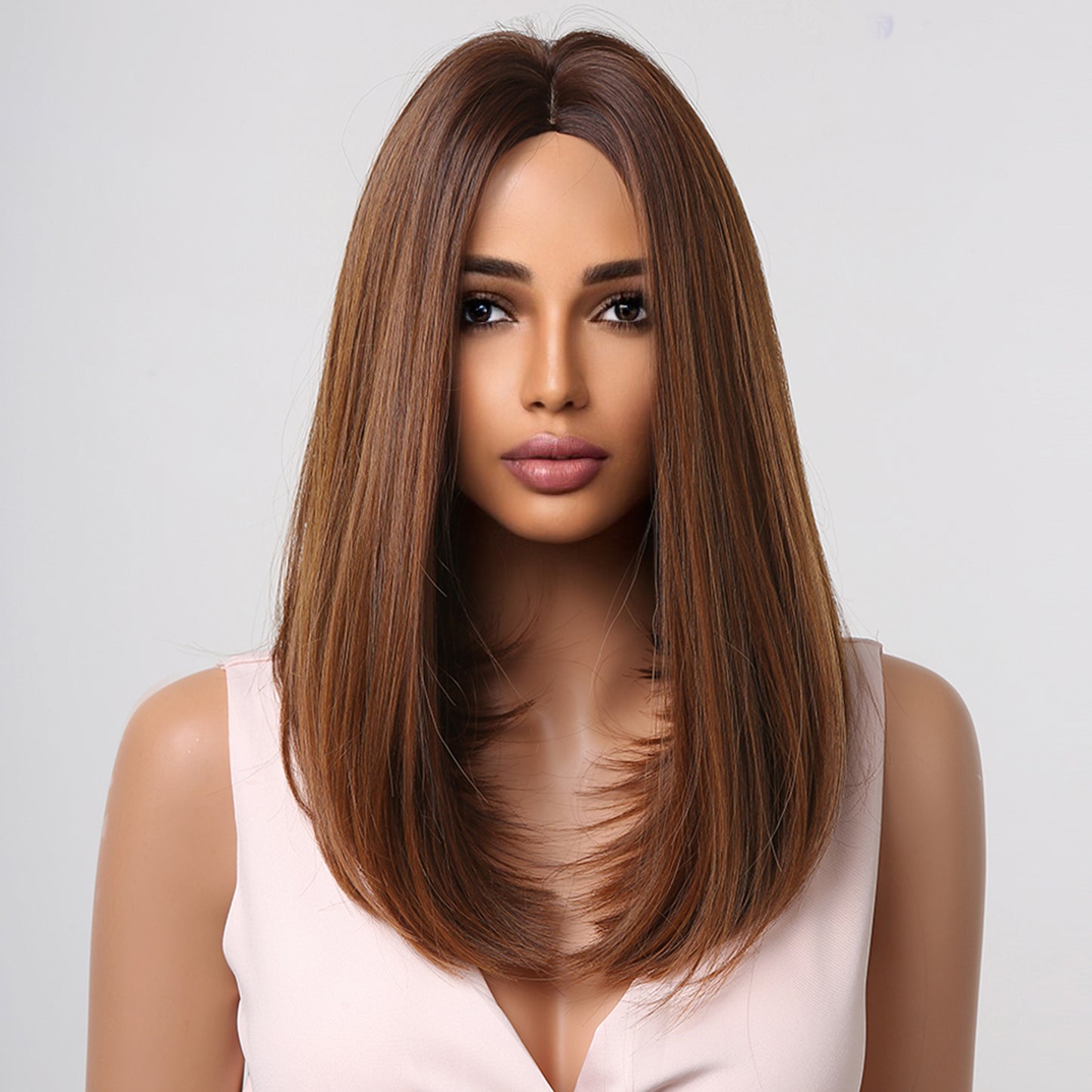 Delivery From US | 18 inch Short Brown Bob Wigs for Women MA2016-1