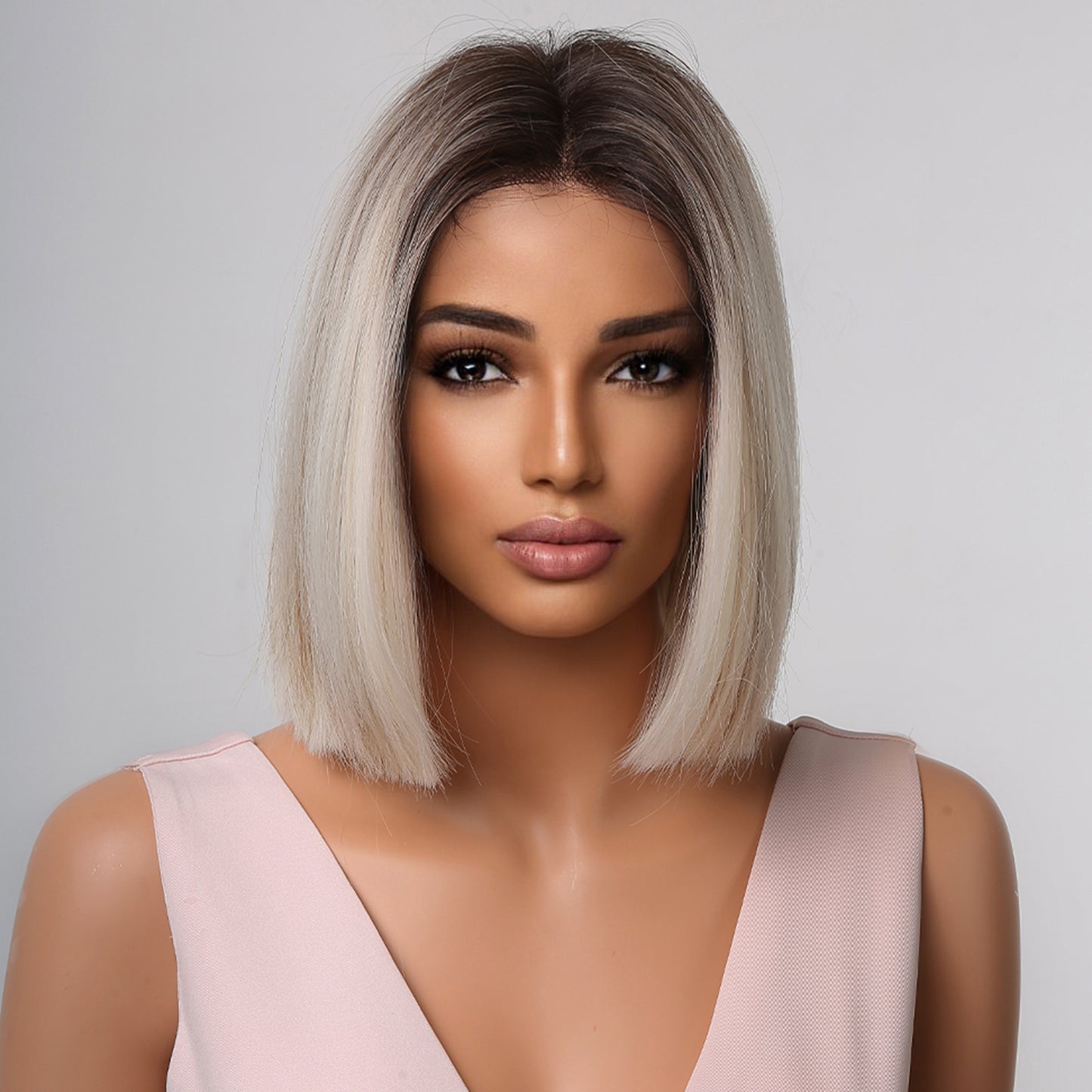 Delivery From US | 14 inch Gray Short Bob Wigs for Women MA2012-1