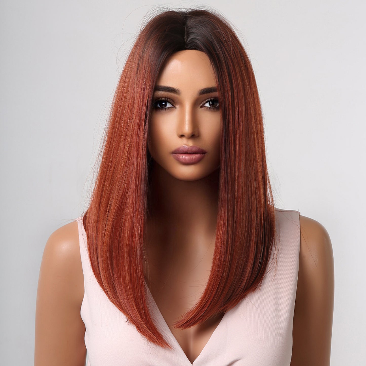 Delivery From US | 18 inch Short Red Bob Wigs for Women MA2016-2