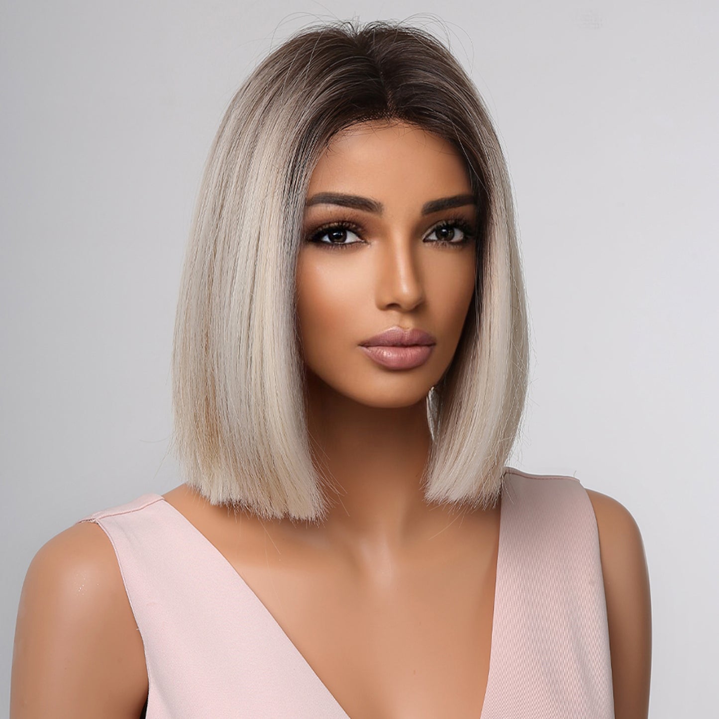 Delivery From US | 14 inch Gray Short Bob Wigs for Women MA2012-1