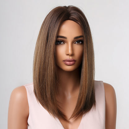 Delivery From US | 16 inch Brown Bob for Women MA2022-1