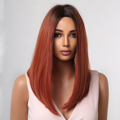 Delivery From US | 18 inch Short Red Bob Wigs for Women MA2016-2