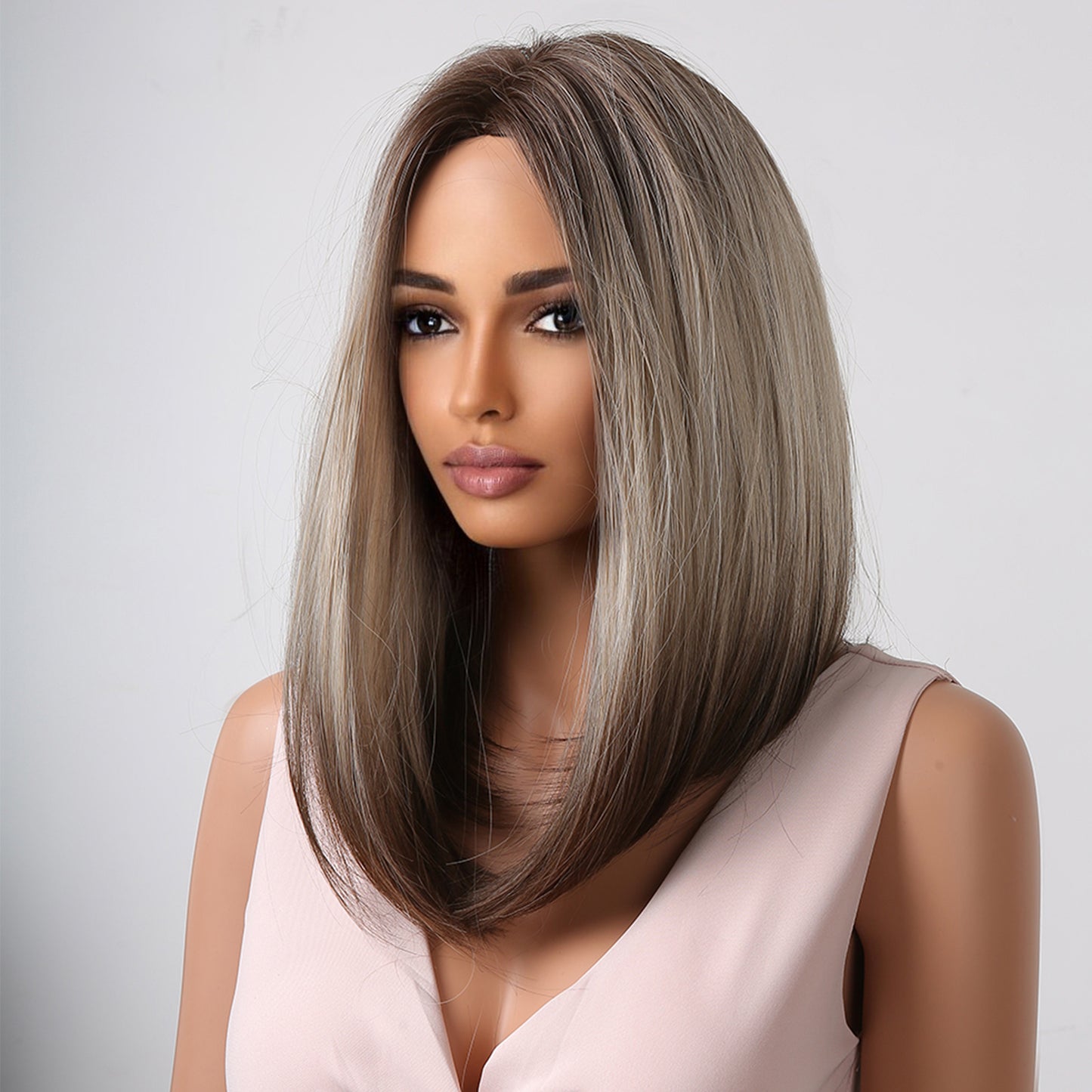 Delivery From US | 16 inch Gray Bob Wigs for Women MA2010-1