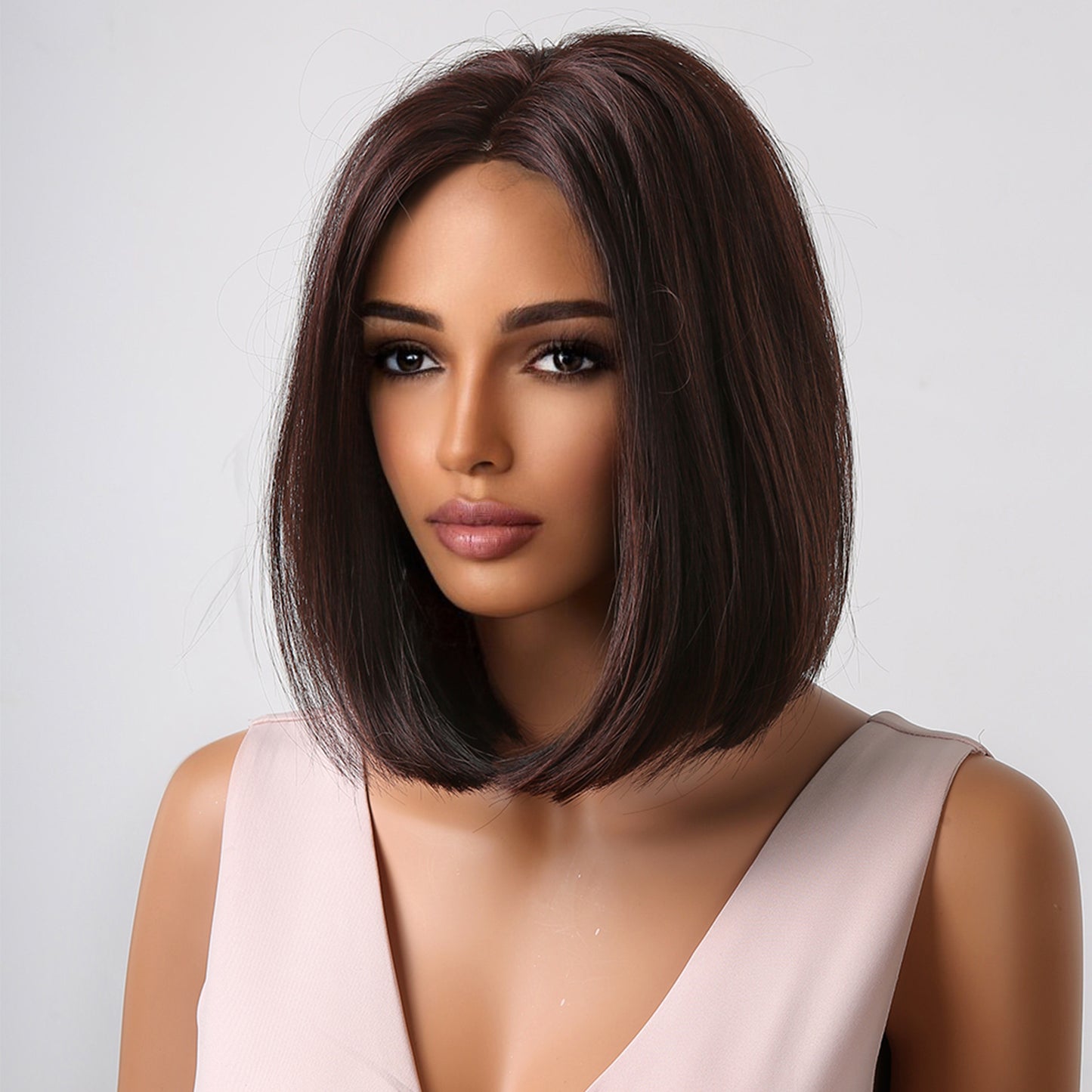 Delivery From US | 12 inch Dark Brown Bob Wigs for Women MA2009-1