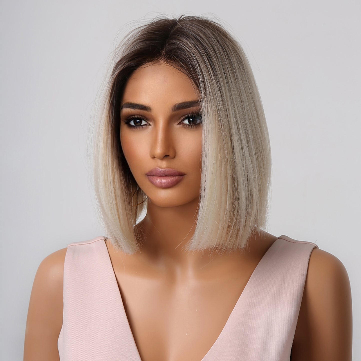 Delivery From US | 14 inch Gray Short Bob Wigs for Women MA2012-1