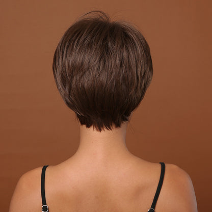 Delivery From US | 10 inch Brown Pixie Cut for Women MA2020-2