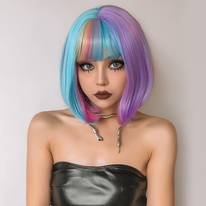 12 Inch Colorful Short BOB wigs for Women SS178-1