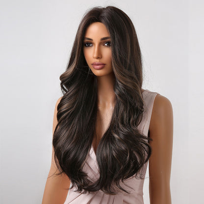 Delivery From US | 26 inch Dark Brown Wavy for Women MA2032-1