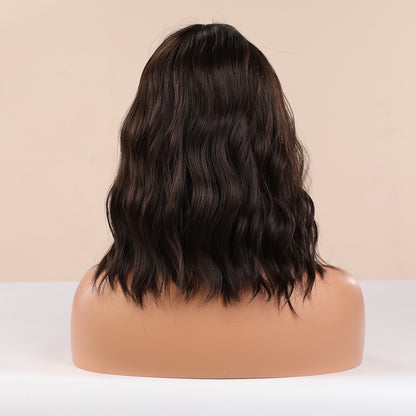 Delivery From US |12 inches wave short bob hair black women wig LC210-4