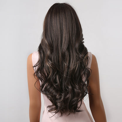 Delivery From US | 26 inch Dark Brown Wavy for Women MA2032-1