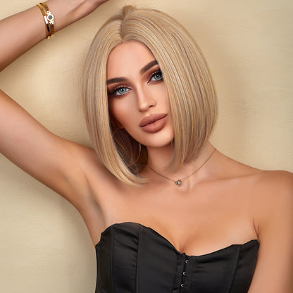 12 inches  Natural  short Fashion Wig  de125-2