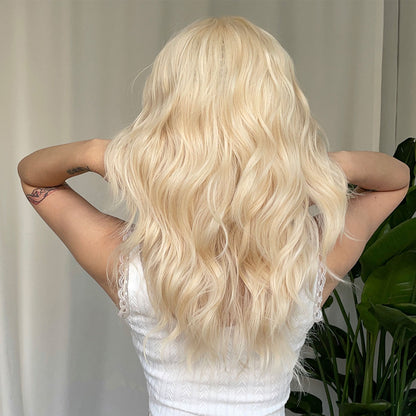 22Inch Blonde Long Wavy Wigs for Women WL1089-1