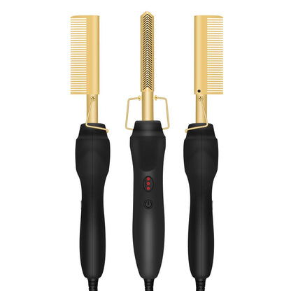 Electric Hot Straightening Heat Pressing Comb Ceramic