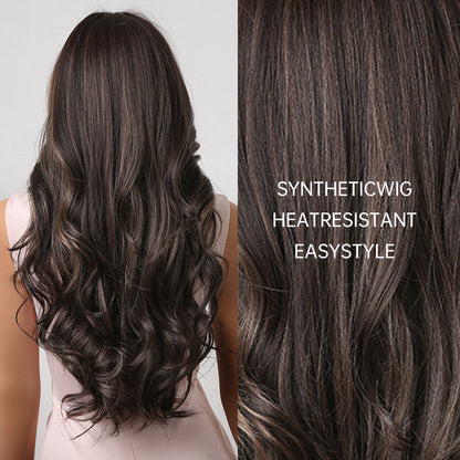 Delivery From US | 26 inch Dark Brown Wavy for Women MA2032-1