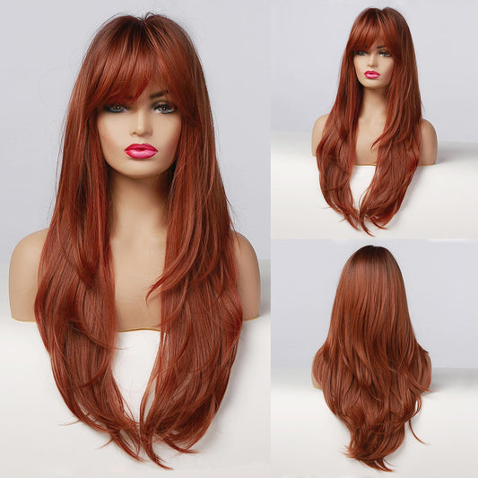 26 inches  Natural wave  Long Fashion Wig  LC015