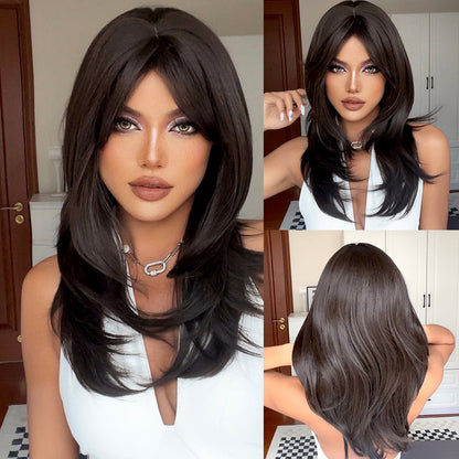 Delivery From US | 22 Inch Dark Brown Long hair for Women LC259-8