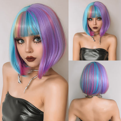 12 Inch Colorful Short BOB wigs for Women SS178-1