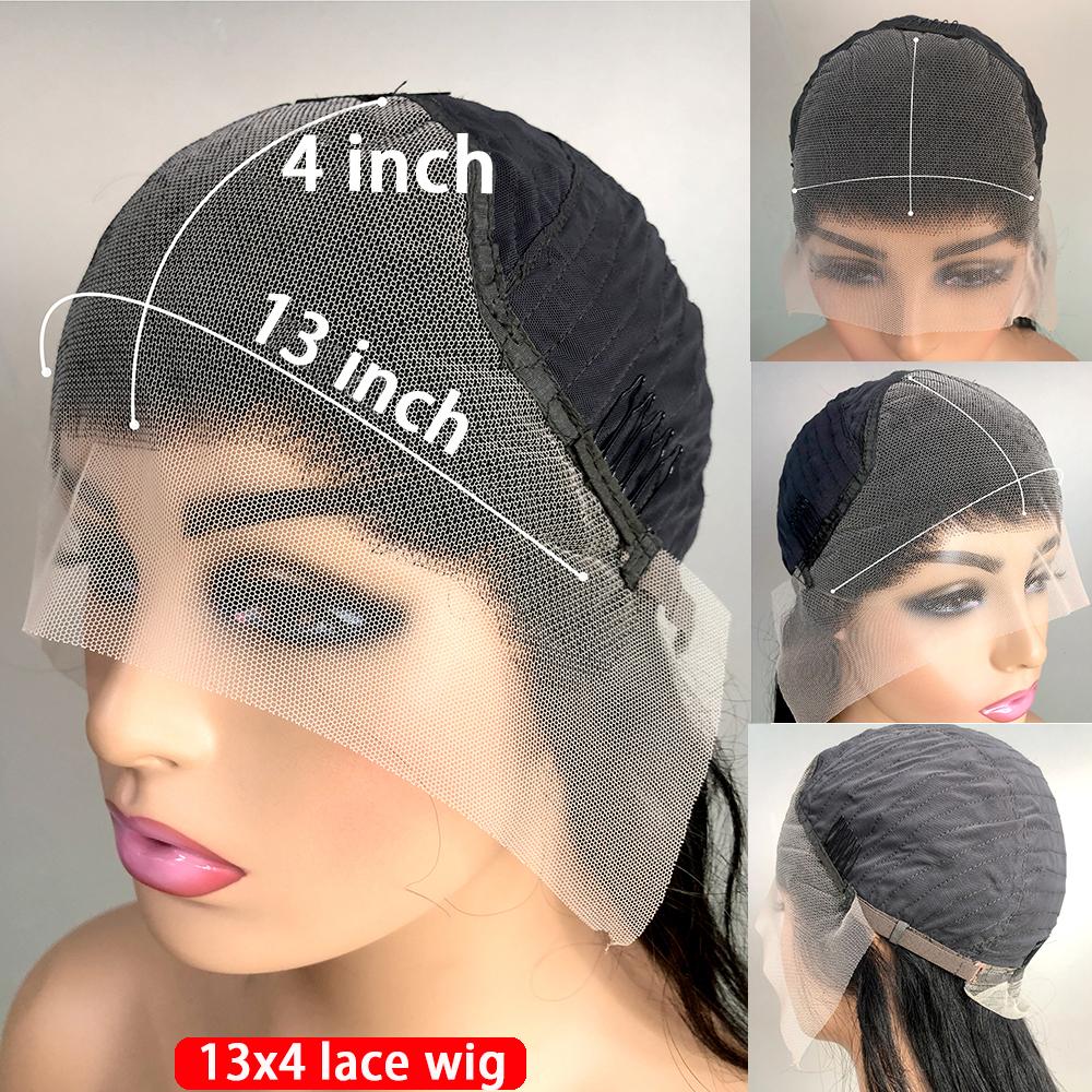 13x4 Highlight Straight & Bodywave Lace Frontal Human Hair Wig with 180% & 210% Density